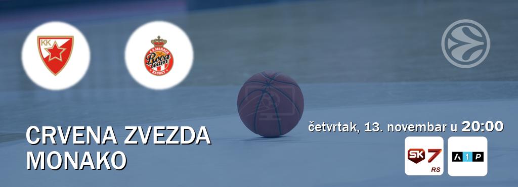Izravni prijenos utakmice Crvena zvezda i Monako pratite uživo na Sportklub 7 i Arena Premium 1 (četvrtak, 13. novembar u  20:00).