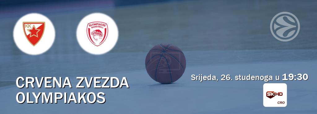 Izravni prijenos utakmice Crvena zvezda i Olympiakos pratite uživo na Sportklub HD (srijeda, 26. studenoga u 19:30). Izravni prijenos utakmice Crvena zvezda i Olympiakos pratite uživo na Sportklub HD (srijeda, 26. studenoga u 19:30).