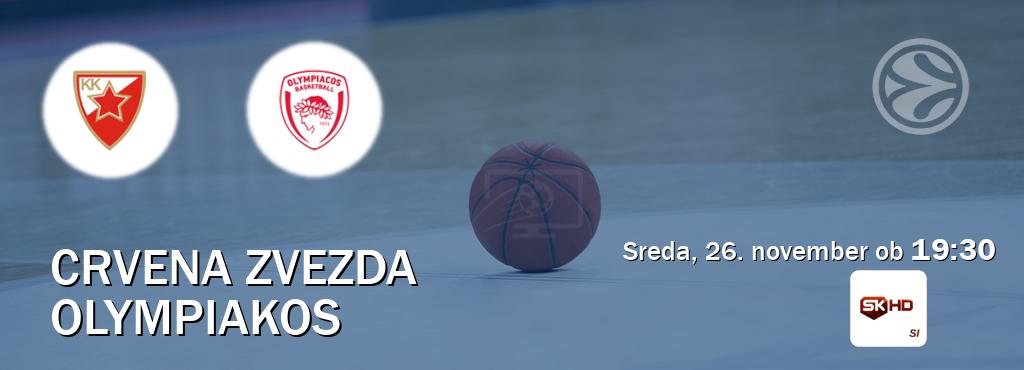 Crvena zvezda in Olympiakos v živo na Sportklub HD. Prenos tekme bo v sreda, 26. november ob 19:30 Crvena zvezda in Olympiakos v živo na Sportklub HD. Prenos tekme bo v sreda, 26. november ob 19:30