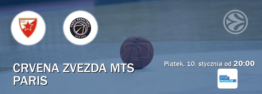 Gra między Crvena zvezda mts i Paris transmisja na żywo w Polsat Sport Premium 2 (piątek, 10. stycznia od  20:00).