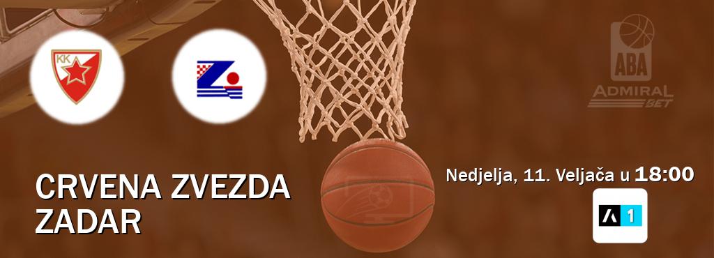 Izravni prijenos utakmice Crvena zvezda i Zadar pratite uživo na Arena Sport 1 (Nedjelja, 11. Veljača u  18:00).