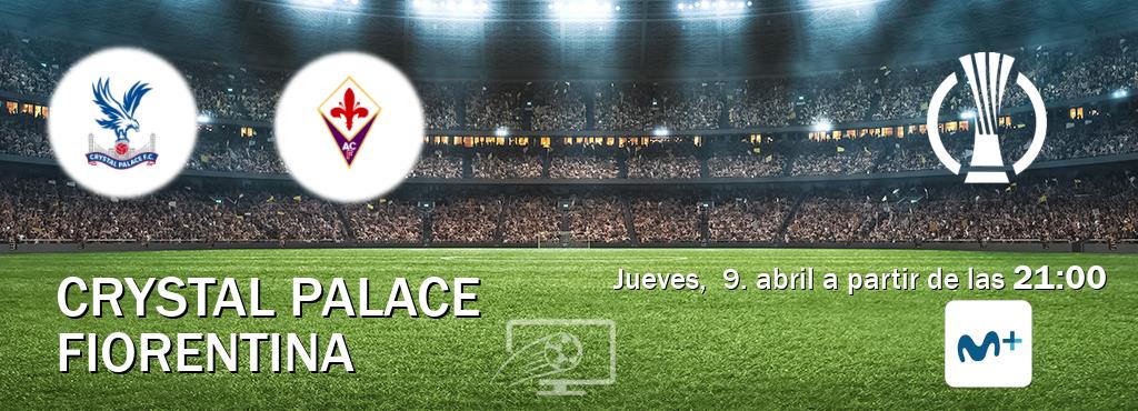 El partido entre Crystal Palace y Fiorentina será retransmitido por Movistar Liga de Campeones  (jueves,  9. abril a partir de las  21:00).