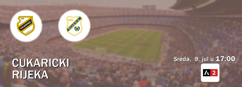 Izravni prijenos utakmice Cukaricki i Rijeka pratite uživo na Arena Sport 2 (sreda,  9. jul u  17:00).