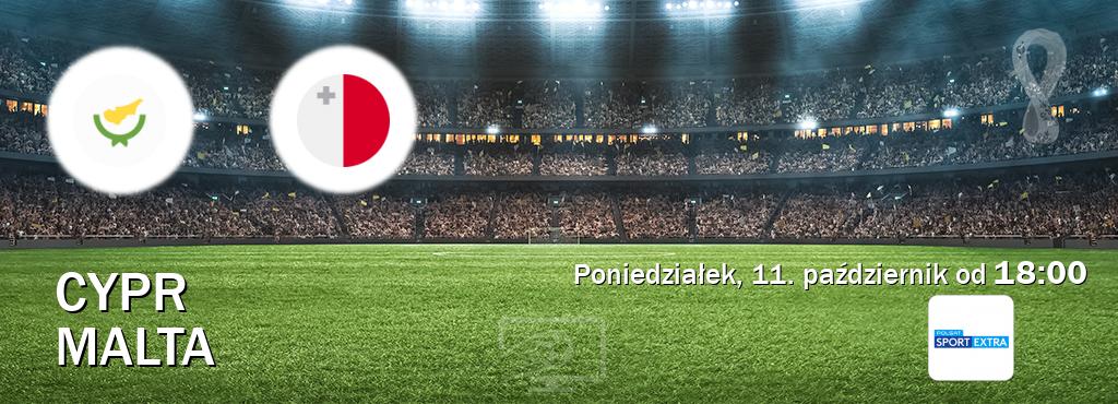Gra między Cypr i Malta transmisja na żywo w Polsat Sport Extra (poniedziałek, 11. październik od  18:00).