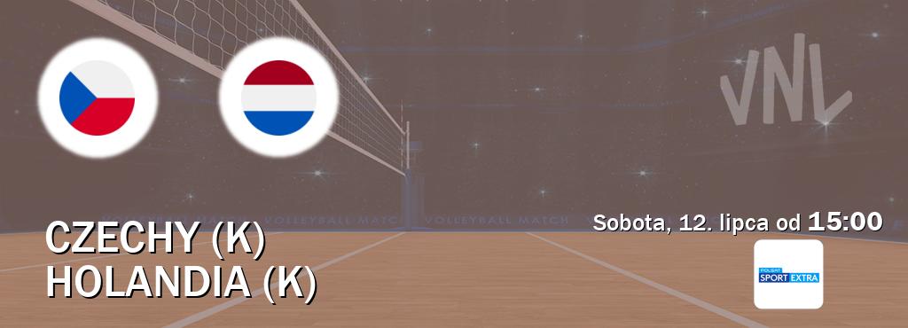 Gra między Czechy (K) i Holandia (K) transmisja na żywo w Polsat Sport Extra (sobota, 12. lipca od  15:00).