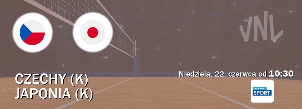 Gra między Czechy (K) i Japonia (K) transmisja na żywo w Polsat Sport (niedziela, 22. czerwca od 10:30). Gra między Czechy (K) i Japonia (K) transmisja na żywo w Polsat Sport (niedziela, 22. czerwca od 10:30).