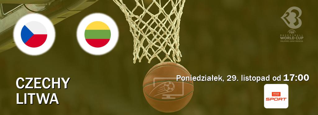 Gra między Czechy i Litwa transmisja na żywo w TVP Sport (poniedziałek, 29. listopad od  17:00).