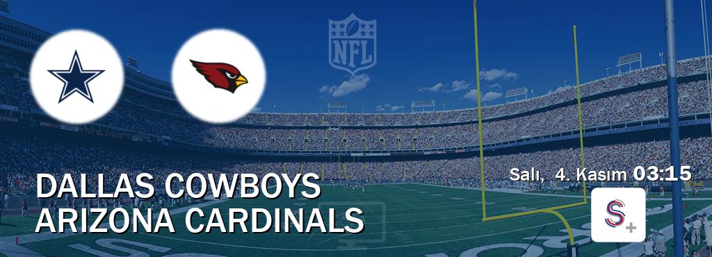 Karşılaşma Dallas Cowboys - Arizona Cardinals S Sport +'den canlı yayınlanacak (Salı, 4. Kasım 03:15). Karşılaşma Dallas Cowboys - Arizona Cardinals S Sport +'den canlı yayınlanacak (Salı, 4. Kasım 03:15).