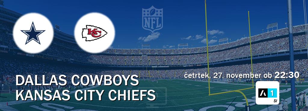 Prenos tekme med Dallas Cowboys in Kansas City Chiefs v živo na Arena Sport 1 (četrtek, 27. november ob  22:30 uri).