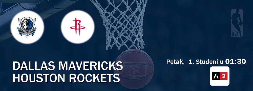 Izravni prijenos utakmice Dallas Mavericks i Houston Rockets pratite uživo na Arena Sport 2 (Petak,  1. Studeni u  01:30).