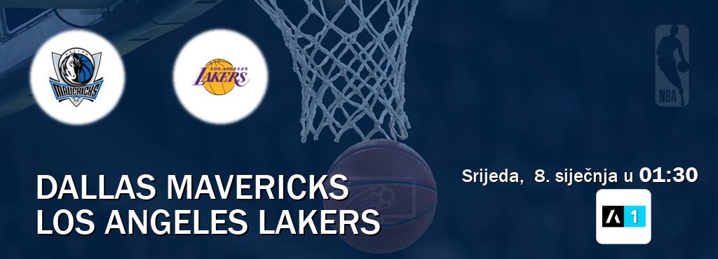 Izravni prijenos utakmice Dallas Mavericks i Los Angeles Lakers pratite uživo na Arena Sport 1 (srijeda,  8. siječnja u  01:30).