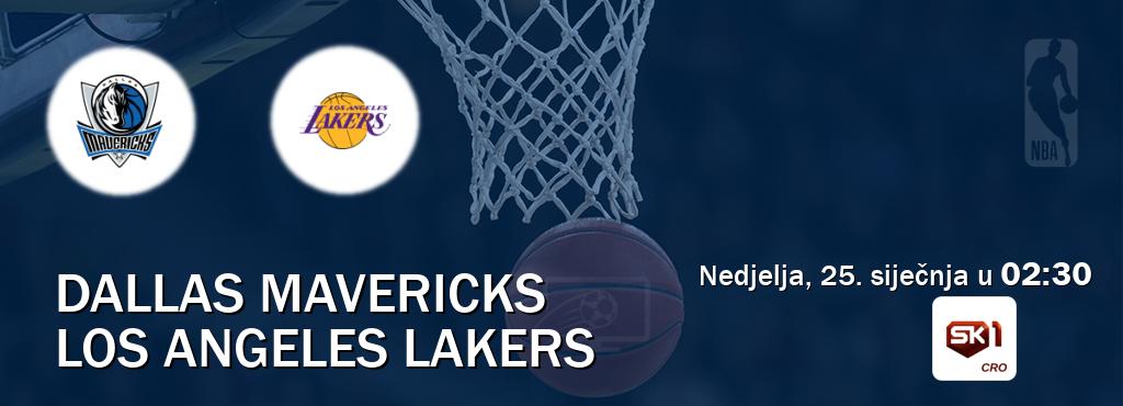 Izravni prijenos utakmice Dallas Mavericks i Los Angeles Lakers pratite uživo na Sportklub 1 (nedjelja, 25. siječnja u  02:30).