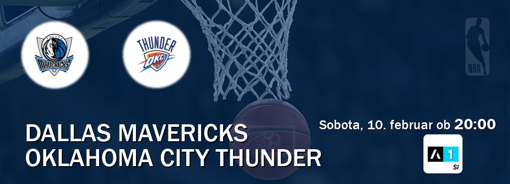 Prenos tekme med Dallas Mavericks in Oklahoma City Thunder v živo na Arena Sport 1 (sobota, 10. februar ob  20:00 uri).