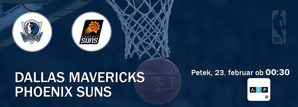 Dallas Mavericks in Phoenix Suns v živo na Arena Sport Premium. Prenos tekme bo v petek, 23. februar ob  00:30