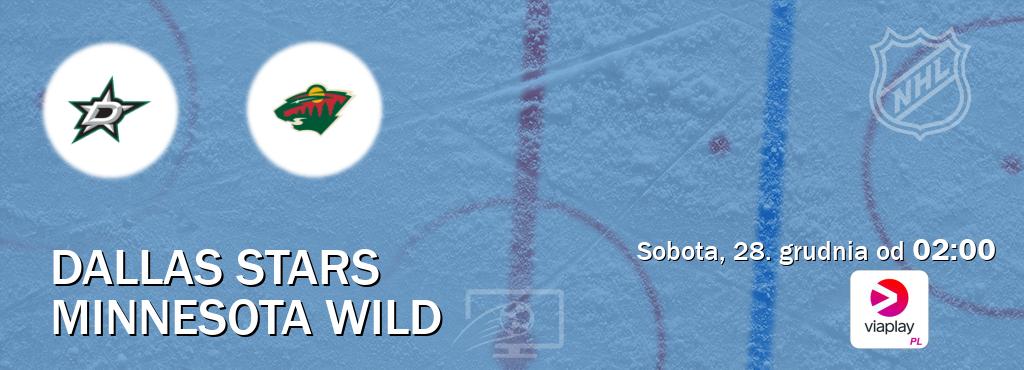 Gra między Dallas Stars i Minnesota Wild transmisja na żywo w Viaplay Polska (sobota, 28. grudnia od  02:00).