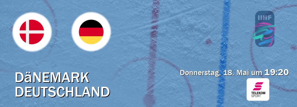 Das Spiel zwischen Dänemark und Deutschland wird am Donnerstag, 18. Mai um  19:20, live vom Magenta Sport übertragen.