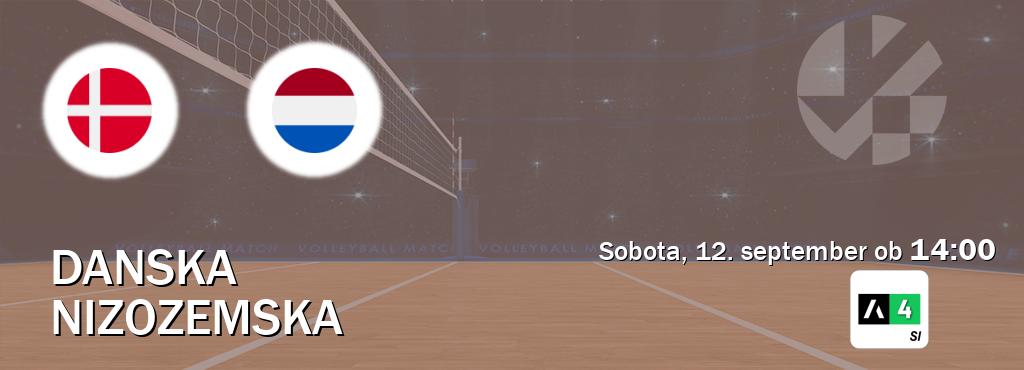 Dvoboj Danska in Nizozemska s prenosom tekme v živo na Arena Sport 4.