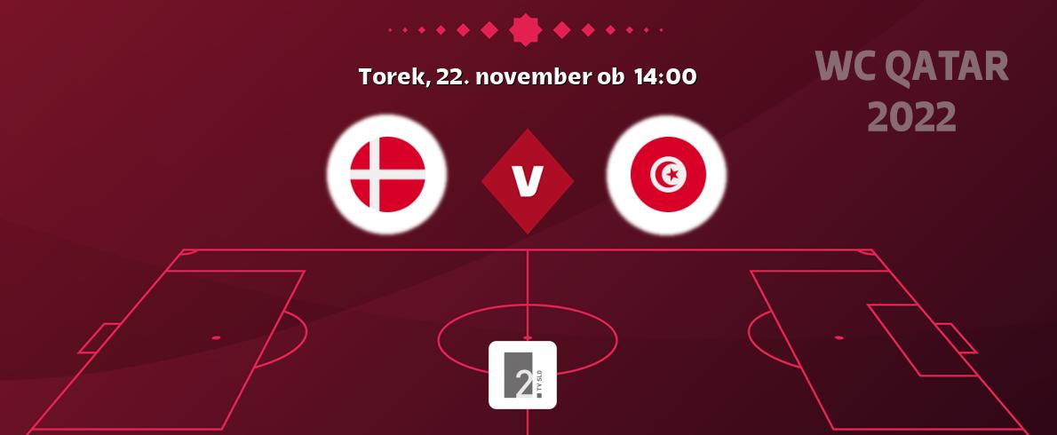 Ne zamudi prenosa tekme Danska - Tunizija v živo na TV Slo 2.