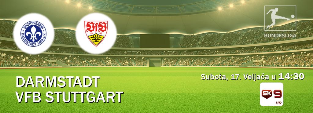 Izravni prijenos utakmice Darmstadt i VfB Stuttgart pratite uživo na Sportklub 9 (Subota, 17. Veljača u  14:30).