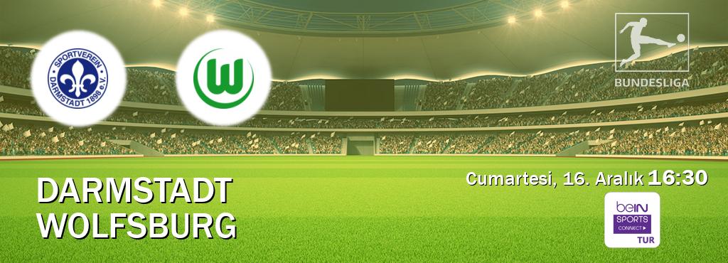 Karşılaşma Darmstadt - Wolfsburg Bein Sports Connect'den canlı yayınlanacak (Cumartesi, 16. Aralık  16:30).