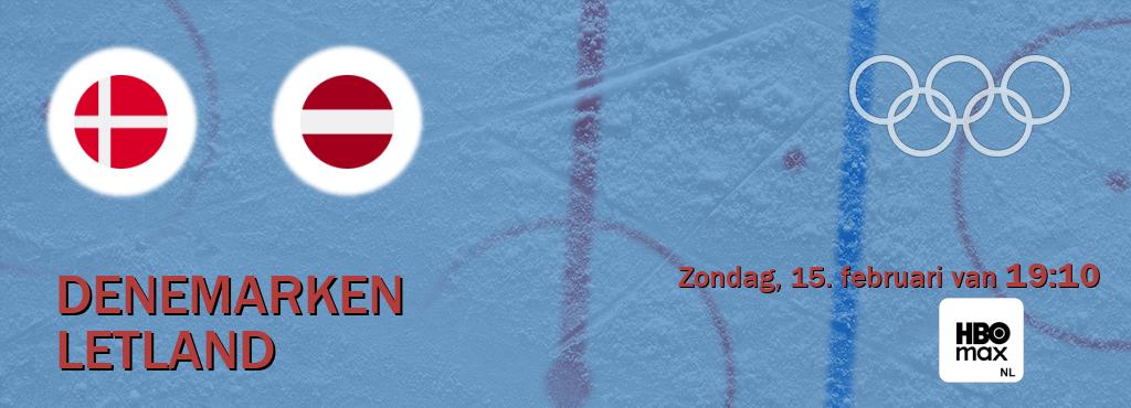 Wedstrijd tussen Denemarken en Letland live op tv bij HBO Max (zondag, 15. februari van  19:10).