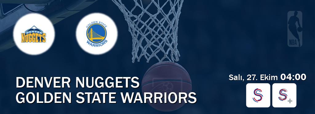 Karşılaşma Denver Nuggets - Golden State Warriors S Sport ve S Sport +'den canlı yayınlanacak (Salı, 27. Ekim  04:00).