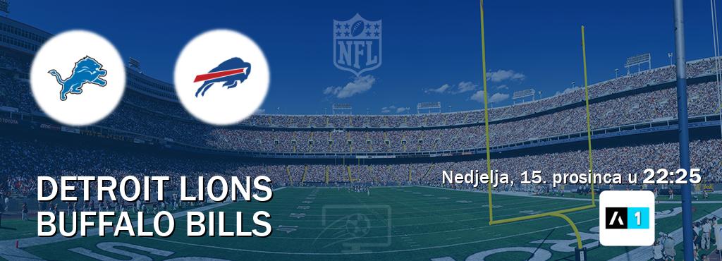 Izravni prijenos utakmice Detroit Lions i Buffalo Bills pratite uživo na Arena Sport 1 (nedjelja, 15. prosinca u  22:25).