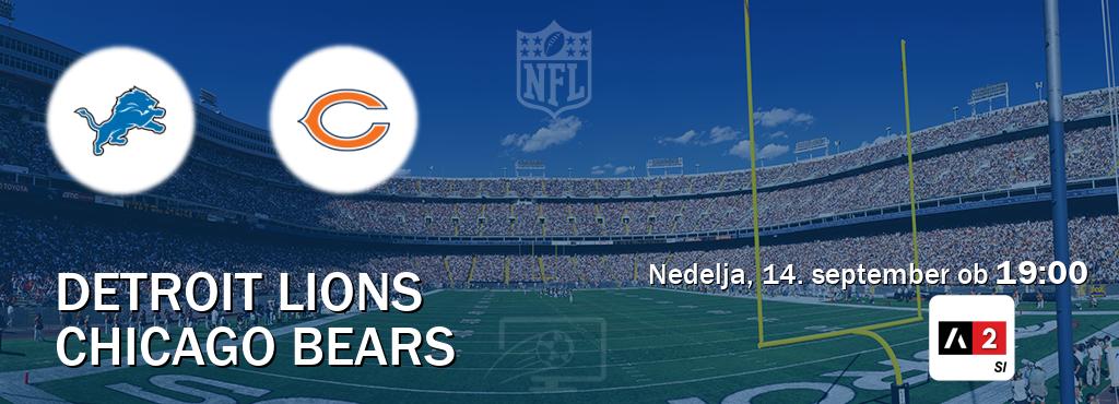 Dvoboj Detroit Lions in Chicago Bears s prenosom tekme v živo na Arena Sport 2. Dvoboj Detroit Lions in Chicago Bears s prenosom tekme v živo na Arena Sport 2.