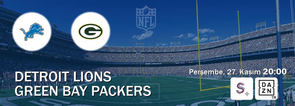 Karşılaşma Detroit Lions - Green Bay Packers S Sport + ve DAZN'den canlı yayınlanacak (Perşembe, 27. Kasım 20:00). Karşılaşma Detroit Lions - Green Bay Packers S Sport + ve DAZN'den canlı yayınlanacak (Perşembe, 27. Kasım 20:00).
