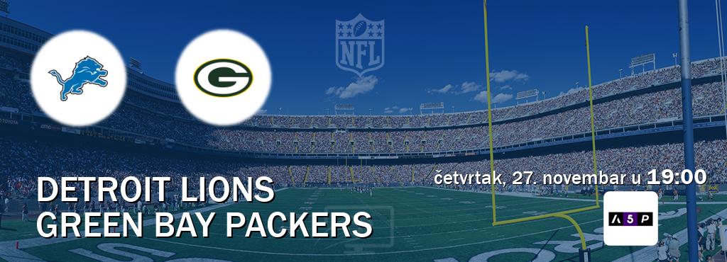 Izravni prijenos utakmice Detroit Lions i Green Bay Packers pratite uživo na Arena Premium 5 (četvrtak, 27. novembar u 19:00). Izravni prijenos utakmice Detroit Lions i Green Bay Packers pratite uživo na Arena Premium 5 (četvrtak, 27. novembar u 19:00).