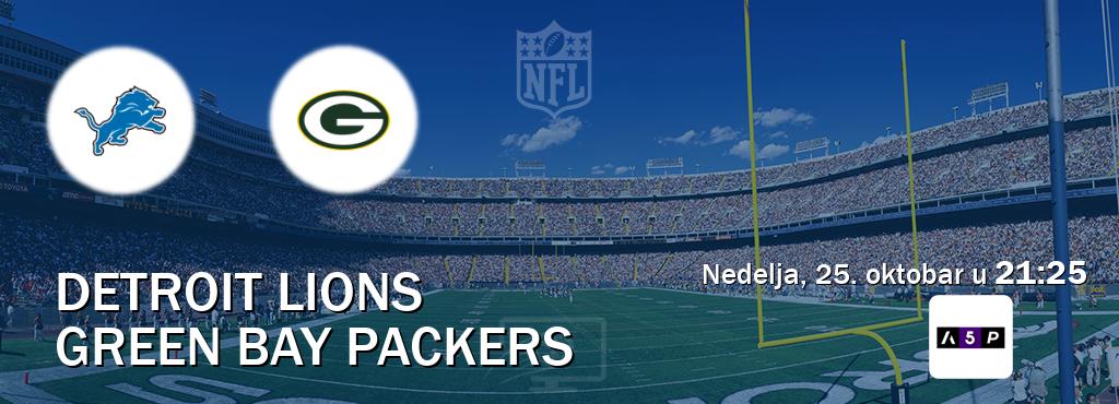Izravni prijenos utakmice Detroit Lions i Green Bay Packers pratite uživo na Arena Premium 5 (nedelja, 25. oktobar u  21:25).