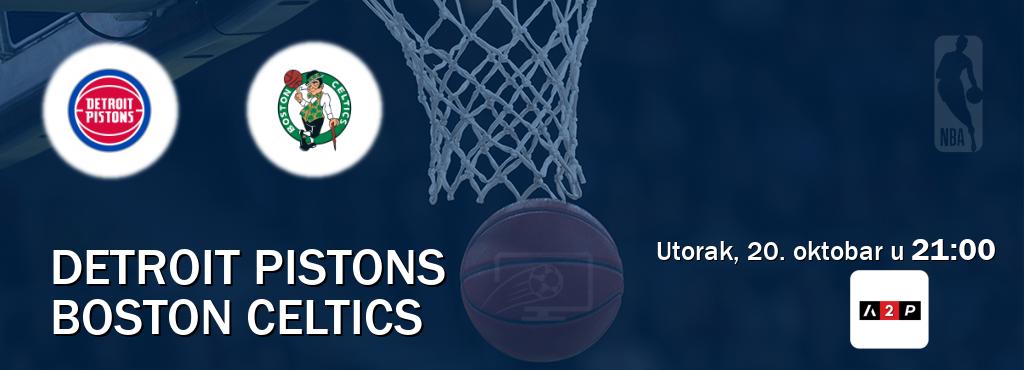 Izravni prijenos utakmice Detroit Pistons i Boston Celtics pratite uživo na Arena Premium 2 (utorak, 20. oktobar u 21:00). Izravni prijenos utakmice Detroit Pistons i Boston Celtics pratite uživo na Arena Premium 2 (utorak, 20. oktobar u 21:00).