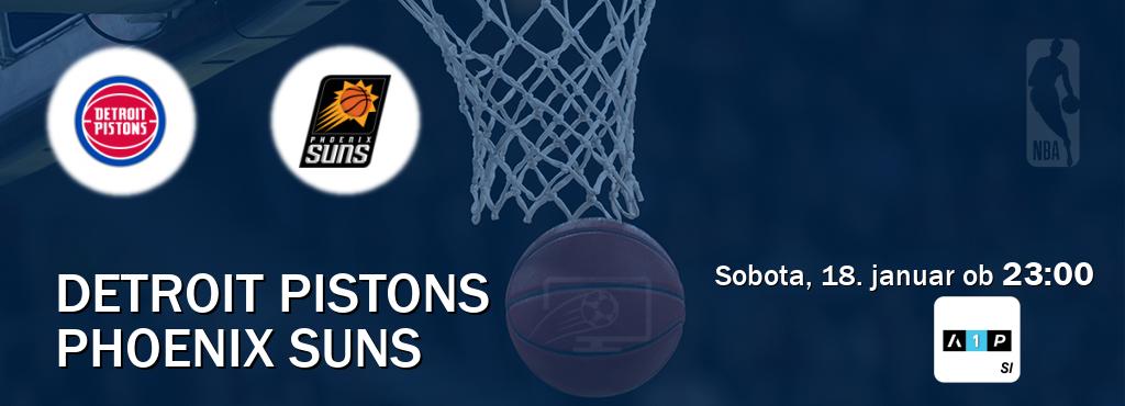 Detroit Pistons in Phoenix Suns v živo na Arena Sport Premium. Prenos tekme bo v sobota, 18. januar ob  23:00