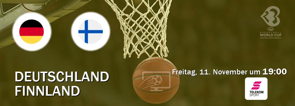 Das Spiel zwischen Deutschland und Finnland wird am Freitag, 11. November um  19:00, live vom Magenta Sport übertragen.