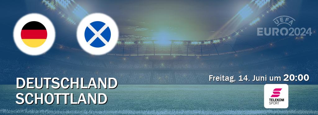 Das Spiel zwischen Deutschland und Schottland wird am Freitag, 14. Juni um  20:00, live vom Magenta Sport übertragen.