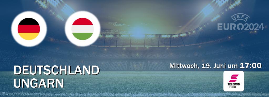 Das Spiel zwischen Deutschland und Ungarn wird am Mittwoch, 19. Juni um  17:00, live vom Magenta Sport übertragen.