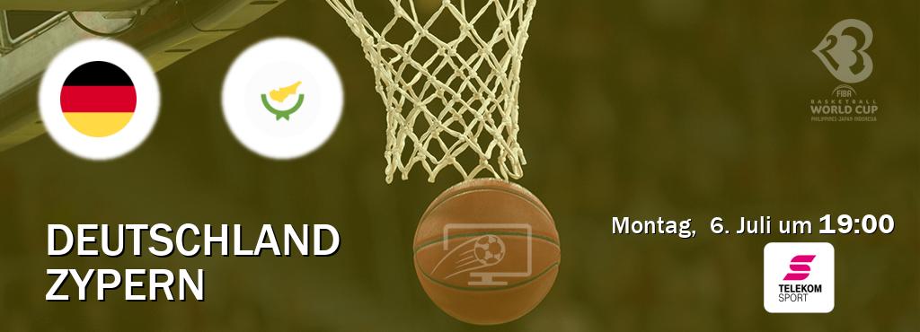 Das Spiel zwischen Deutschland und Zypern wird am Montag,  6. Juli um  19:00, live vom Magenta Sport übertragen.