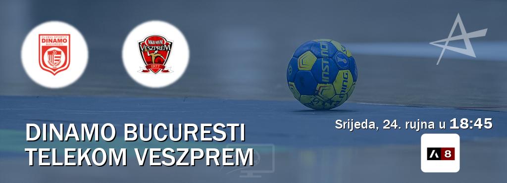 Izravni prijenos utakmice Dinamo Bucuresti i Telekom Veszprem pratite uživo na Arena Sport 8 (srijeda, 24. rujna u 18:45). Izravni prijenos utakmice Dinamo Bucuresti i Telekom Veszprem pratite uživo na Arena Sport 8 (srijeda, 24. rujna u 18:45).