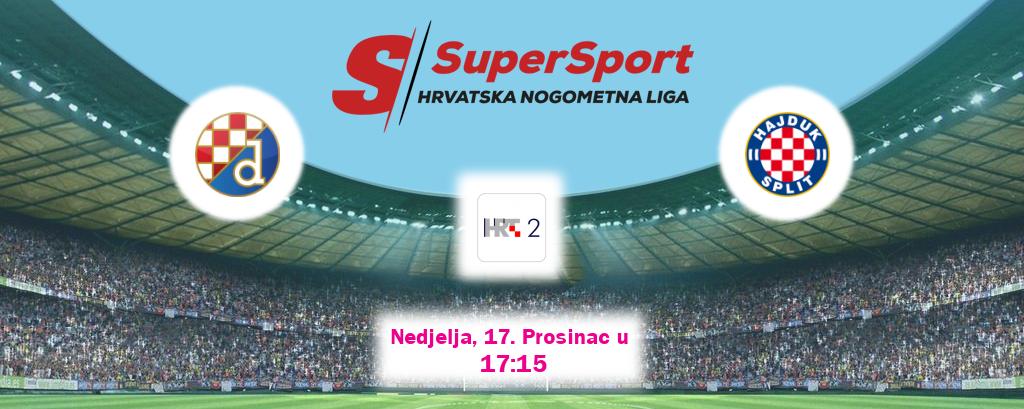 Izravni prijenos utakmice Dinamo Zagreb i Hajduk Split pratite uživo na HTV2 (Nedjelja, 17. Prosinac u  17:15).