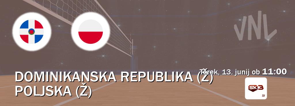 Ne zamudi prenosa tekme Dominikanska republika (Ž) - Poljska (Ž) v živo na Sportklub 3.