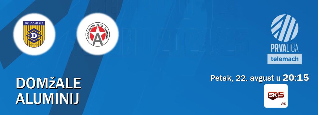 Izravni prijenos utakmice Domžale i Aluminij pratite uživo na Sportklub 5 (petak, 22. avgust u 20:15). Izravni prijenos utakmice Domžale i Aluminij pratite uživo na Sportklub 5 (petak, 22. avgust u 20:15).