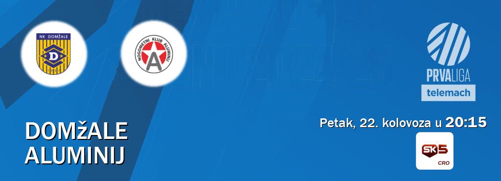 Izravni prijenos utakmice Domžale i Aluminij pratite uživo na Sportklub 5 (petak, 22. kolovoza u 20:15). Izravni prijenos utakmice Domžale i Aluminij pratite uživo na Sportklub 5 (petak, 22. kolovoza u 20:15).