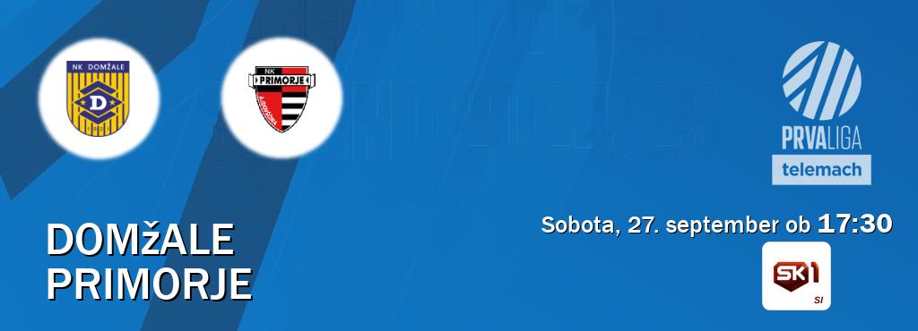 Ne zamudi prenosa tekme Domžale - Primorje v živo na Sportklub 1.