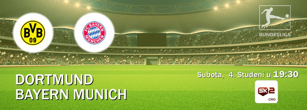 Izravni prijenos utakmice Dortmund i Bayern Munich pratite uživo na Sportklub 2 (Subota,  4. Studeni u  19:30).