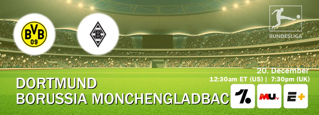 You can watch game live between Dortmund and Borussia Monchengladbach on OneFootball, MUTV(UK), ESPN+(US). You can watch game live between Dortmund and Borussia Monchengladbach on OneFootball, MUTV(UK), ESPN+(US).