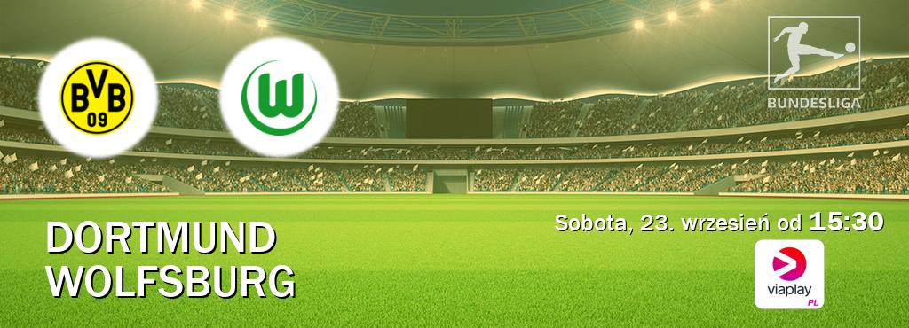 Gra między Dortmund i Wolfsburg transmisja na żywo w Viaplay Polska (sobota, 23. wrzesień od  15:30).
