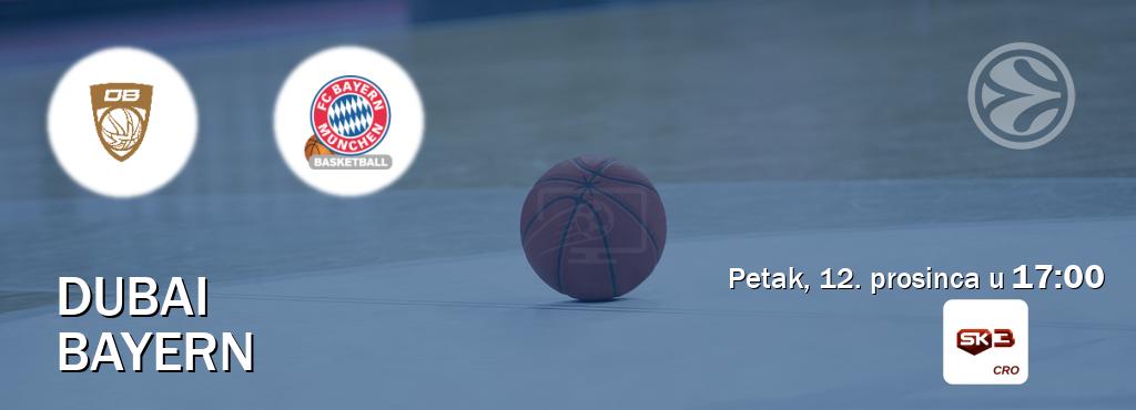 Izravni prijenos utakmice Dubai i Bayern pratite uživo na Sportklub 3 (petak, 12. prosinca u  17:00).