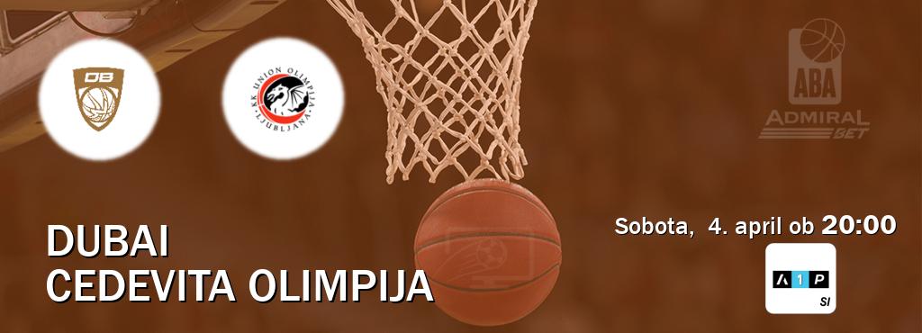 Prenos tekme med Dubai in Cedevita Olimpija v živo na Arena Sport Premium (sobota,  4. april ob  20:00 uri).