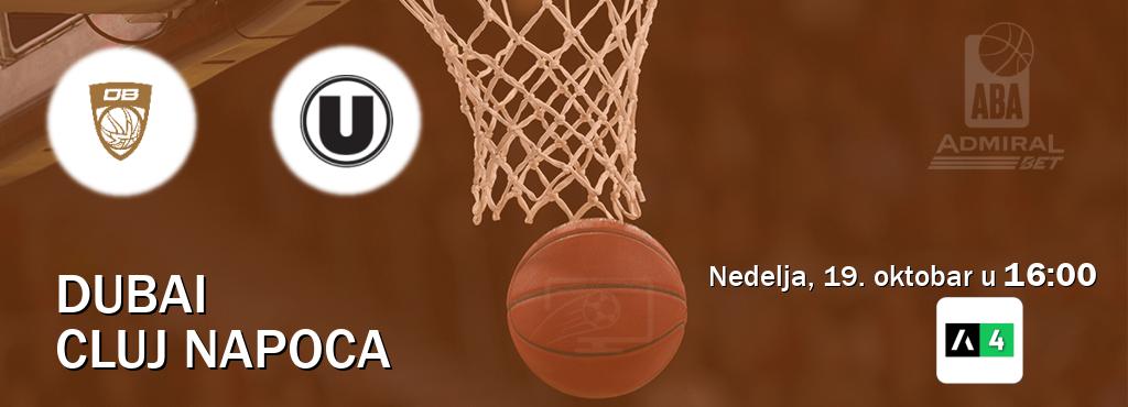 Izravni prijenos utakmice Dubai i Cluj Napoca pratite uživo na Arena Sport 4 (nedelja, 19. oktobar u  16:00).