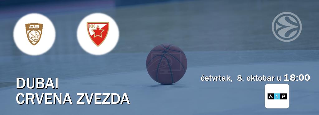 Izravni prijenos utakmice Dubai i Crvena zvezda pratite uživo na Arena Premium 1 (četvrtak,  8. oktobar u  18:00).